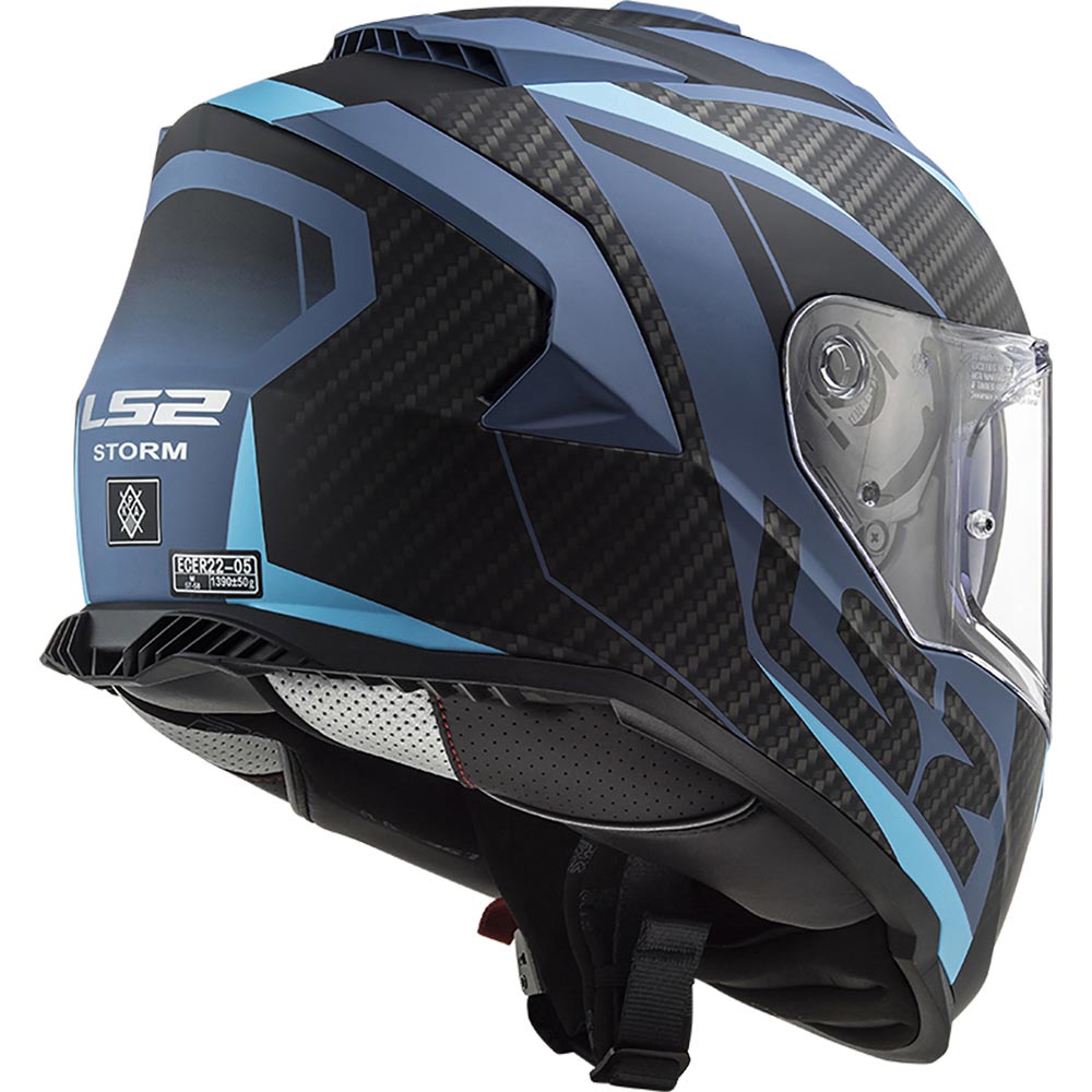LS2 - Casque FF800 Storm II Racer Noir / Bleu / Mat