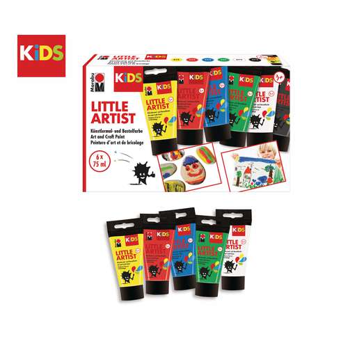 MARABU KiDS LITTLE ARTIST Künstlermal- und Bastelfarbe-Sets