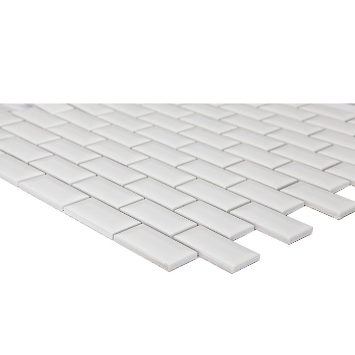 Mosaïque blanc 30x30cm Trentie GoodHome