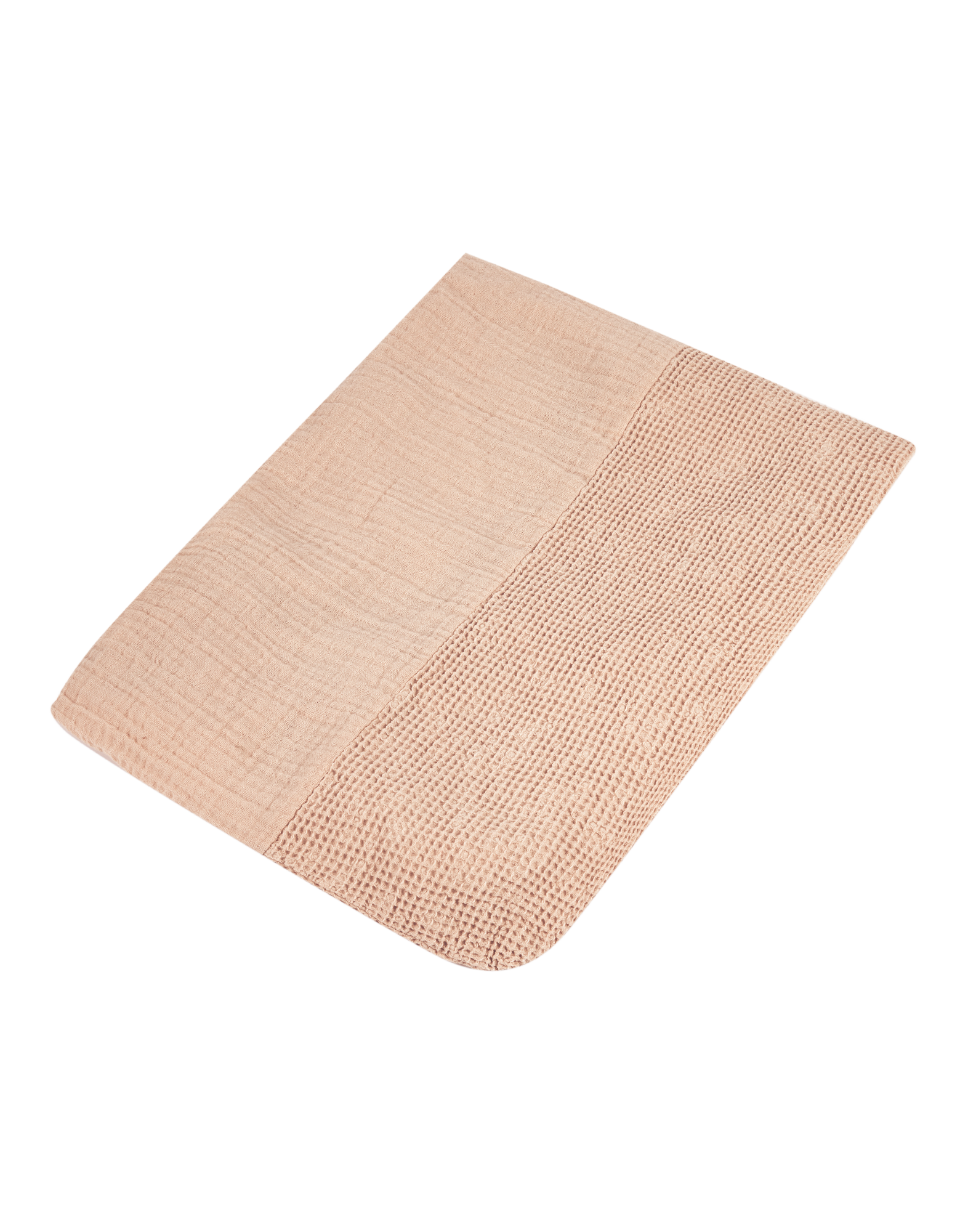Housse de matelas à langer wabi-sabi en coton lavé | Rose