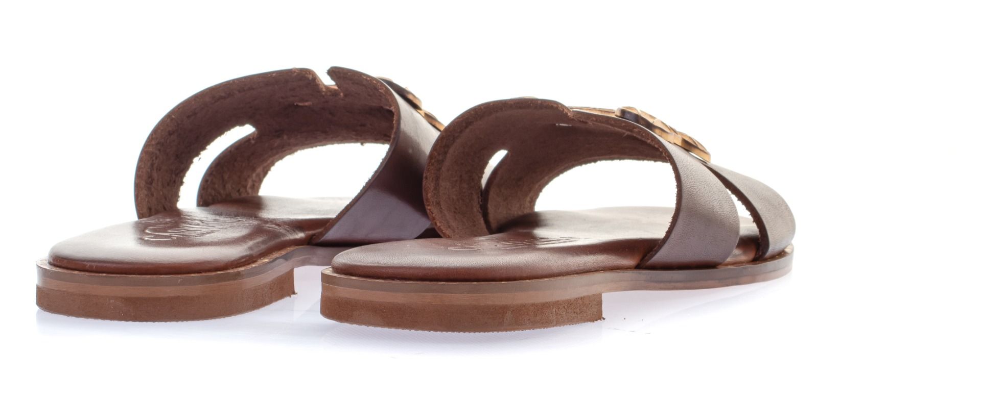 Caryatis Leather Sandals