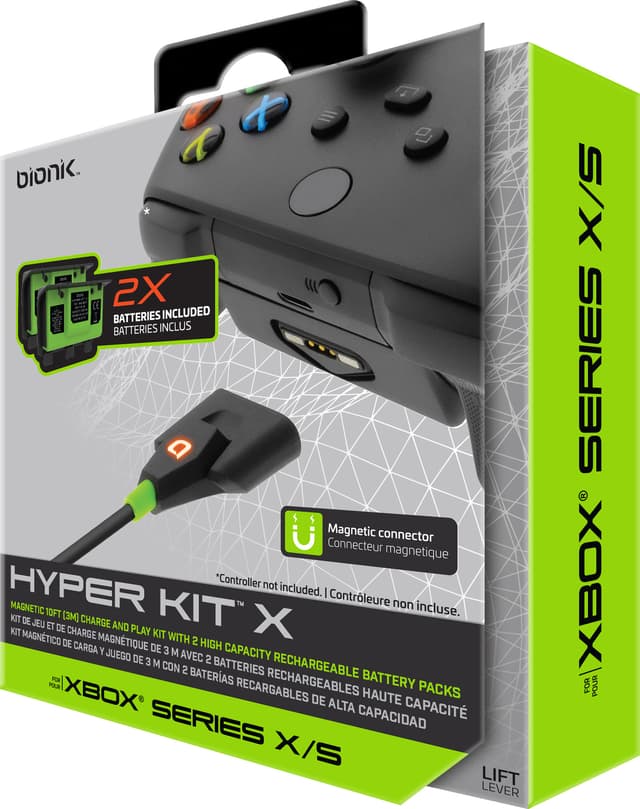 Bionik Xbox Series X/S Hyper Kit Battery oplade controller