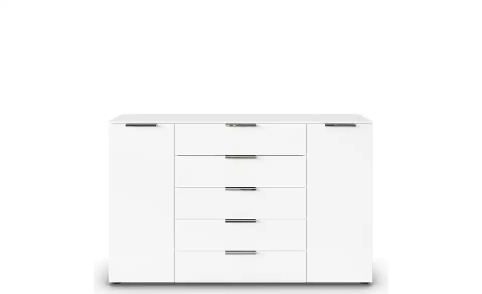 Sideboard Weiß Front: Dekor, Oberboden: Dekor 160 cm verchromt