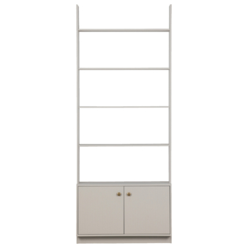 WOOOD wandkast Madu wolkengrijs grenenhout 200 x 79,6 x 35 cm