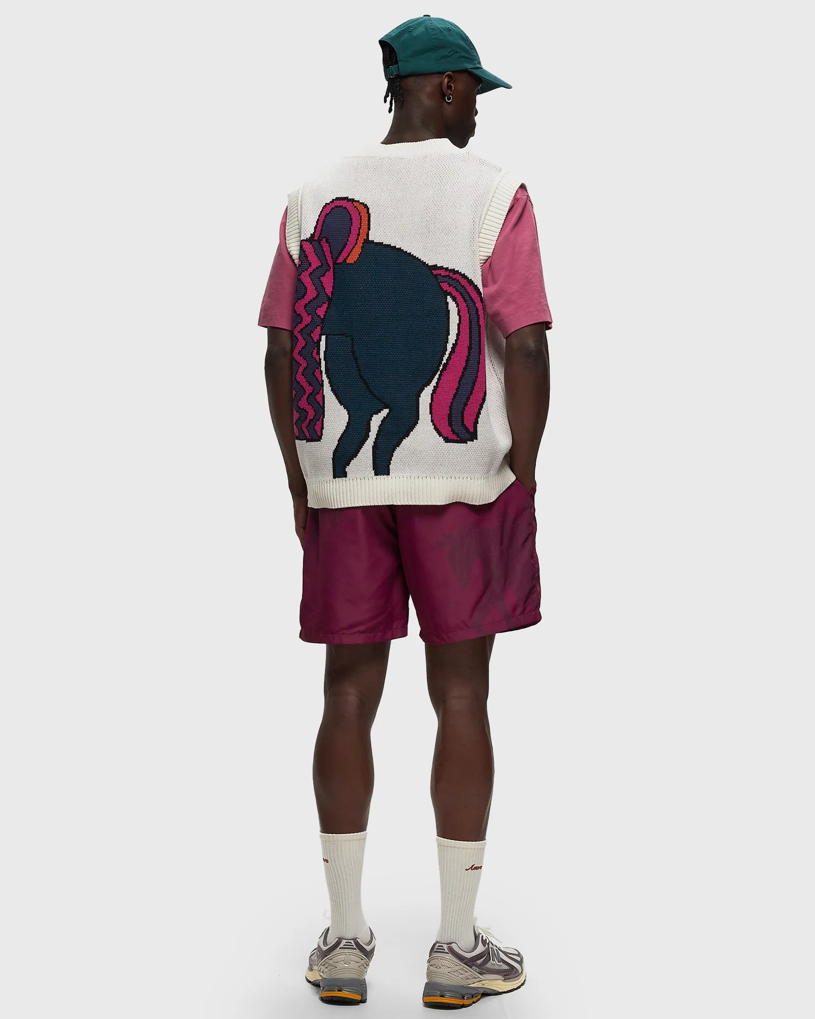 By Parra knitted horse knitted spencer