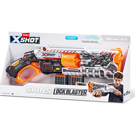 X-Shot Skins Lock Blaster med 16 pile