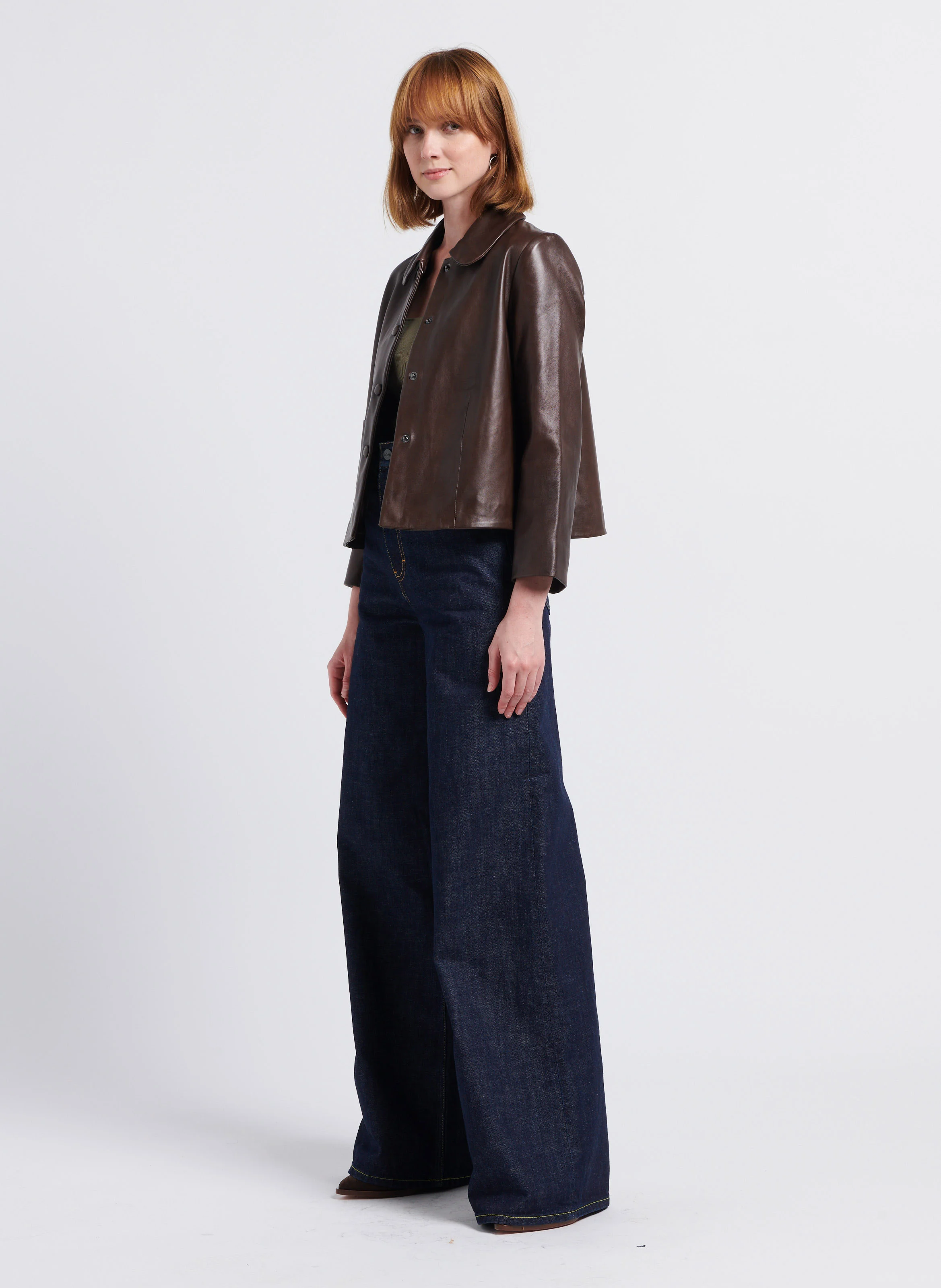 PARKER - Jean large taille haute | Bleu