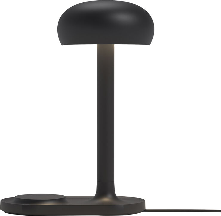 Eva Solo Emendo lampe med Qi trådløs oplader Black Black