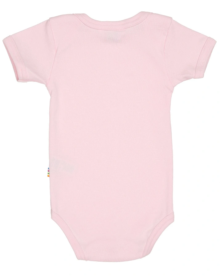 Kurzarm-Body 70 ONE BY ONE RIB in rosa
