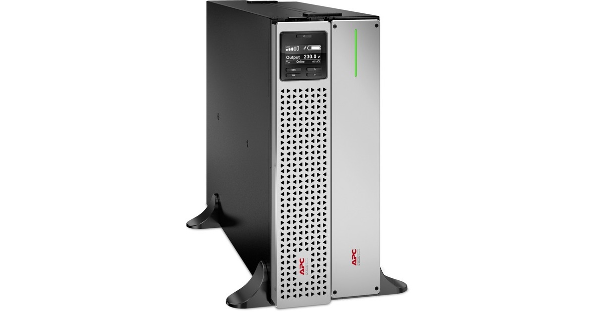 APCSmart-UPS Li-Ion SRTL3000RM4UXLI-NC Noodstroomvoeding ups  (3000VA, 6x C13, 2x C19, USB, Rack/tower convertible, long runtime, NMC)
