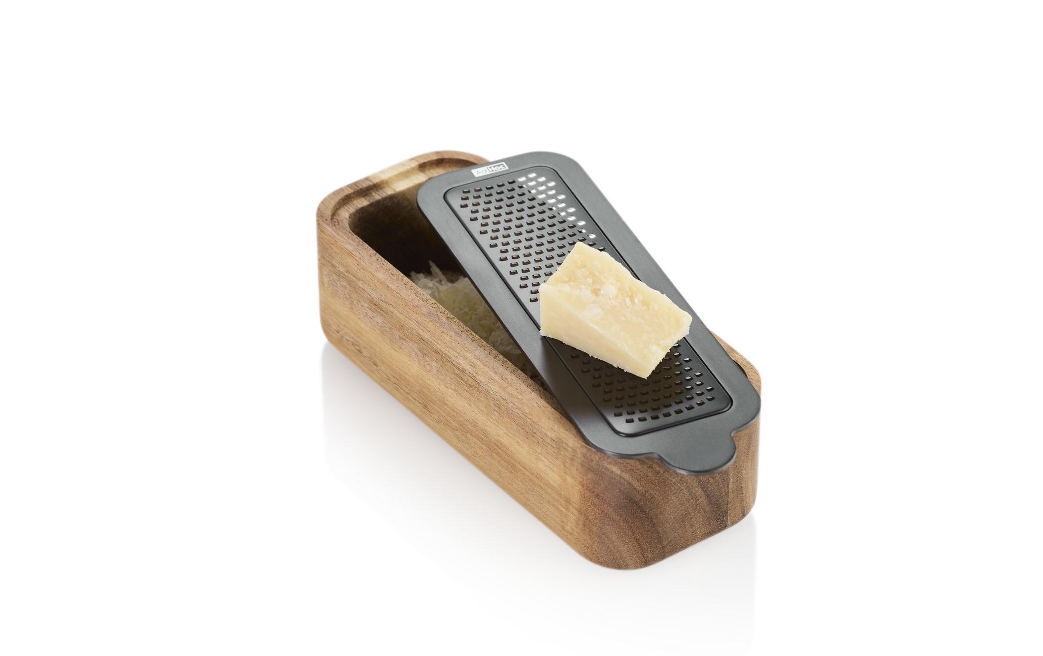Handreibe Cutn Serve Braun/SilberTisch-Feinreibe