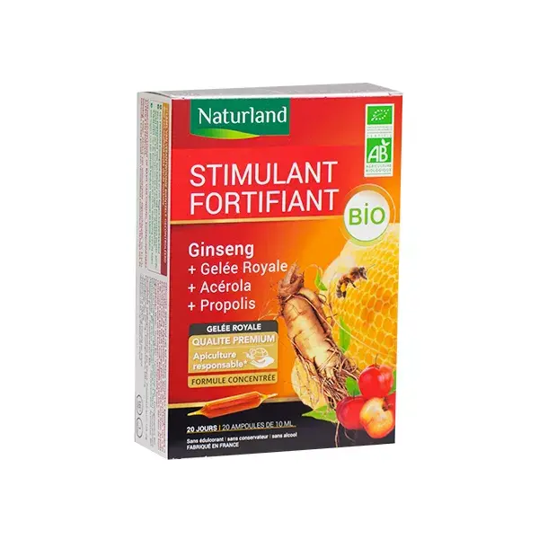 Naturland Stimulant Fortifiant Bio 20 ampoules