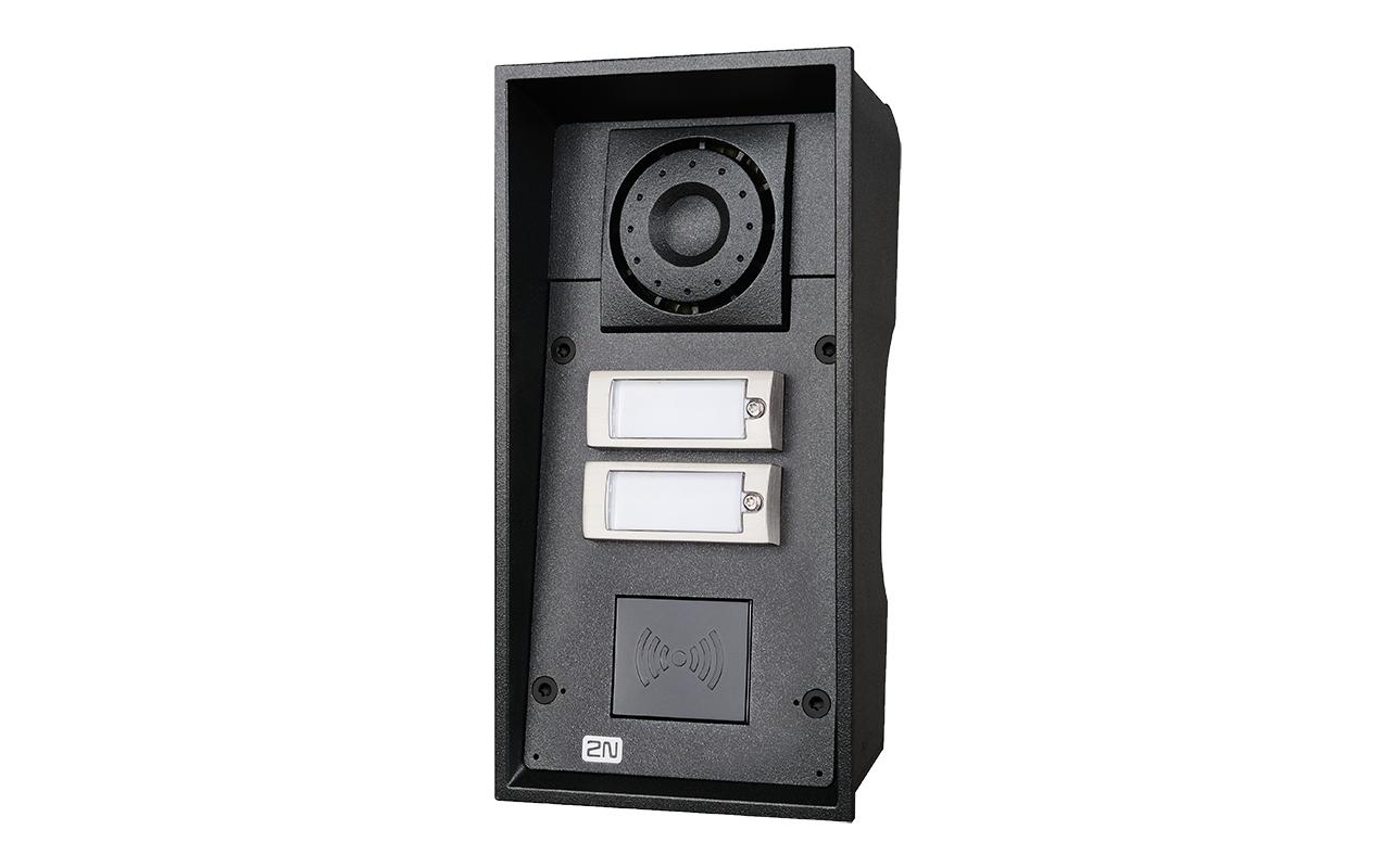 IP Türstation IP Force - 2 Tasten, Leser<br>2N IP Force - 2 Tasten, vorbereitet für Kartenleser