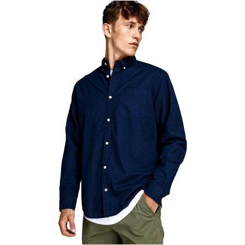 Jack & Jones - CAMISA CASUAL HOMBRE JACK & JONES 12182486 Azul