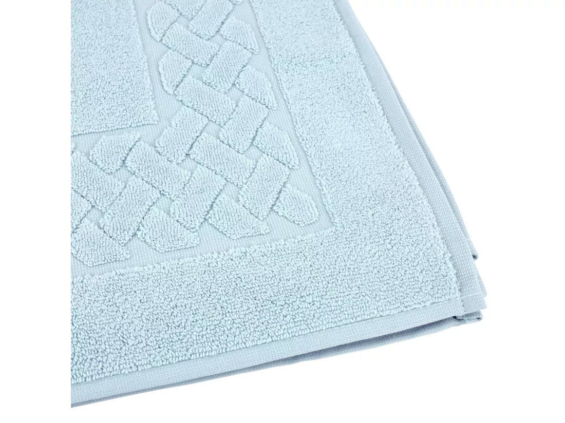 Tapis de bain 50x80 cm ROYAL CRESENT Bleu Pâle 850 g/m2