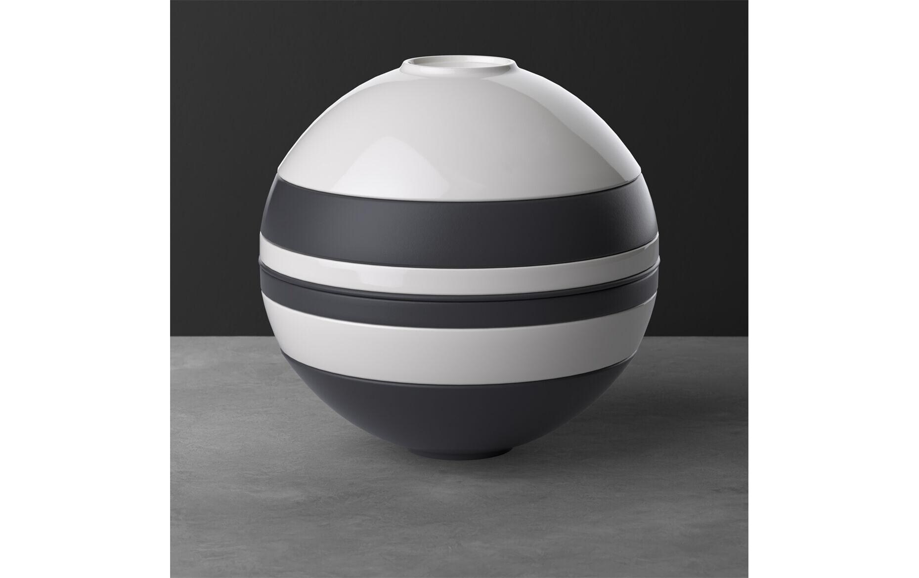 Speise-Service Iconic La Boule 7 Stück, Schwarz/Weiss<br>Teller und Schalen Set