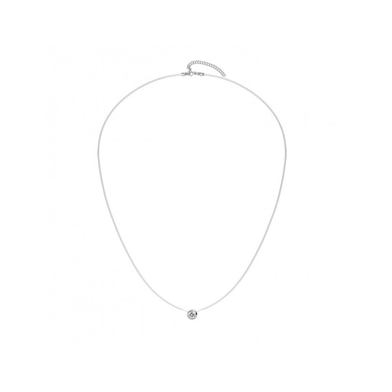Collier Moon - Argenté et Cristal