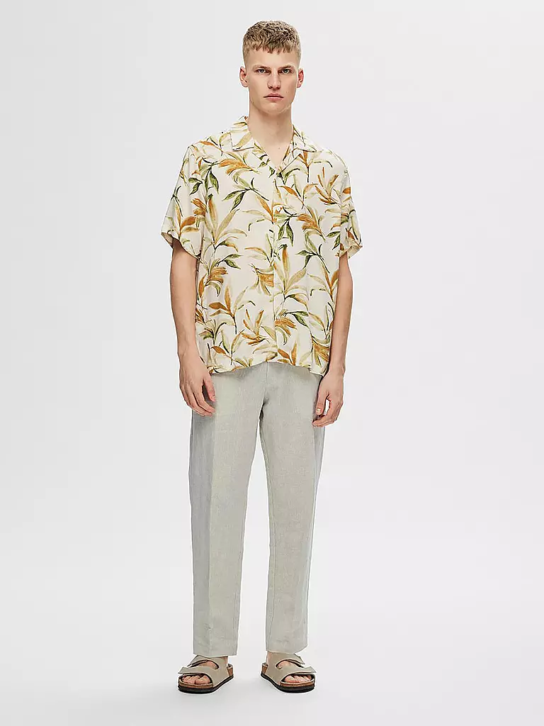 SELECTED Hemd Regular Fit SLHREG-NOA beige