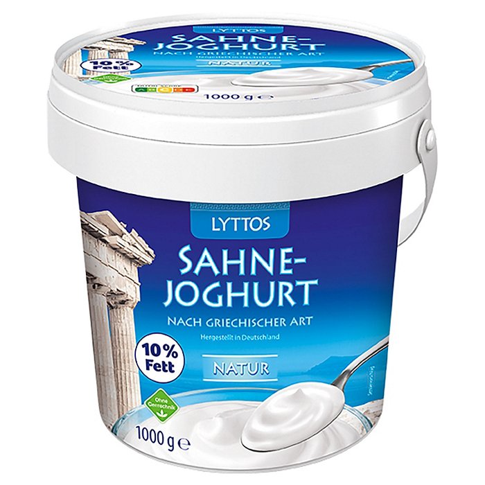 LYTTOS Sahnejoghurt griechischer Art 1 kg, 10 % Fett