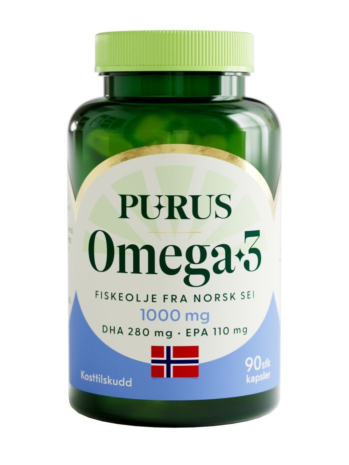 Omega-3 Fiskeolje fra sei 1000 mg