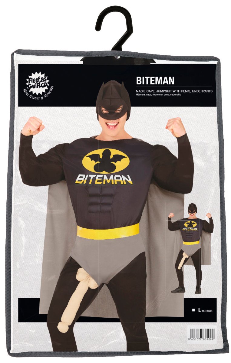 Superheld Kostuum Heren Biteman