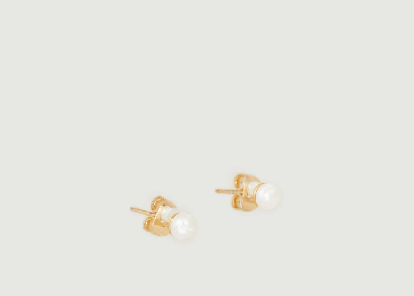 Boucles d'oreilles Clous Ettore en laiton doré à l'or fin 24 carats Judith Benita