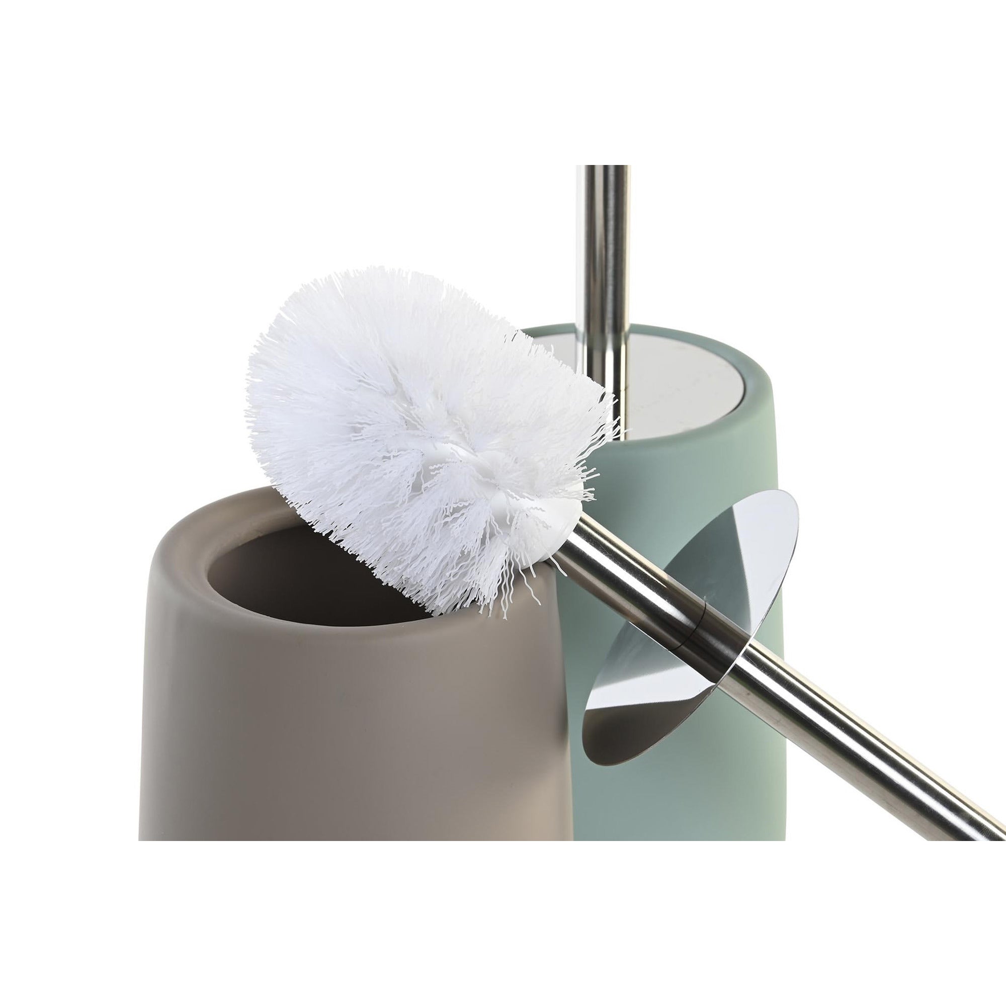 Items WC-Toiletborstel houder - Kunststeen - Taupe-beige - 41 x 11 cm