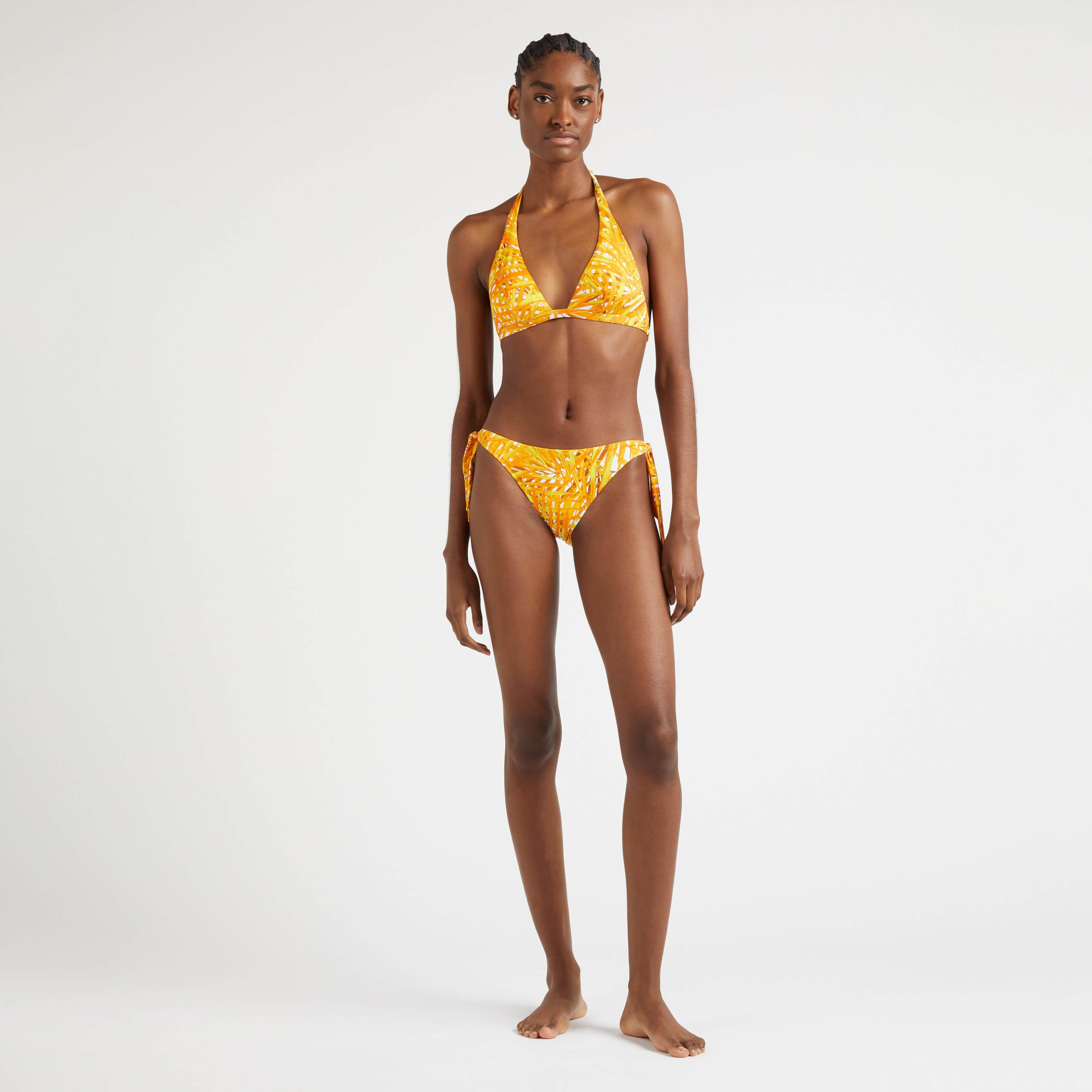 Bas de Maillot de Bain à Nouer Femme Palm Leaves