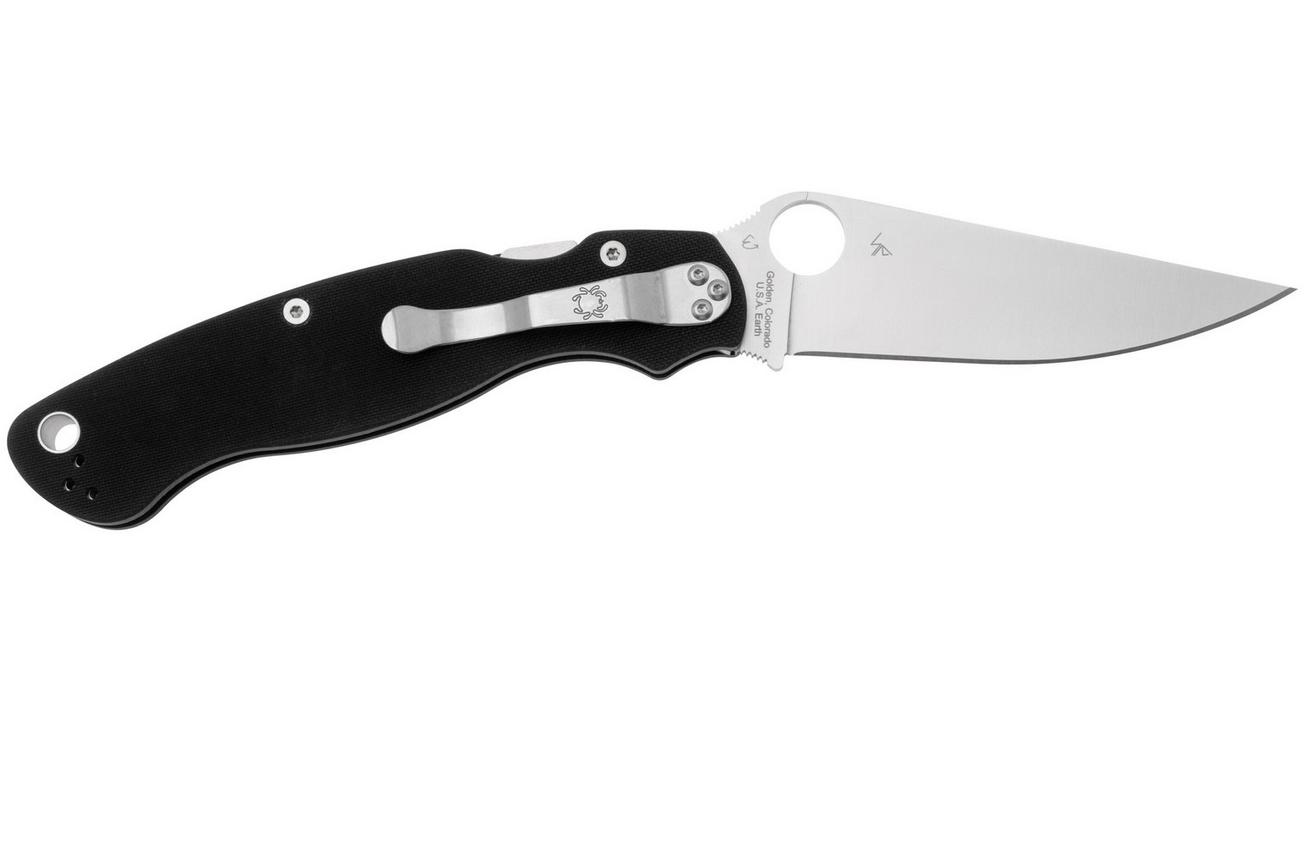 Spyderco Military 2 C36GP2 Black G10, zakmes