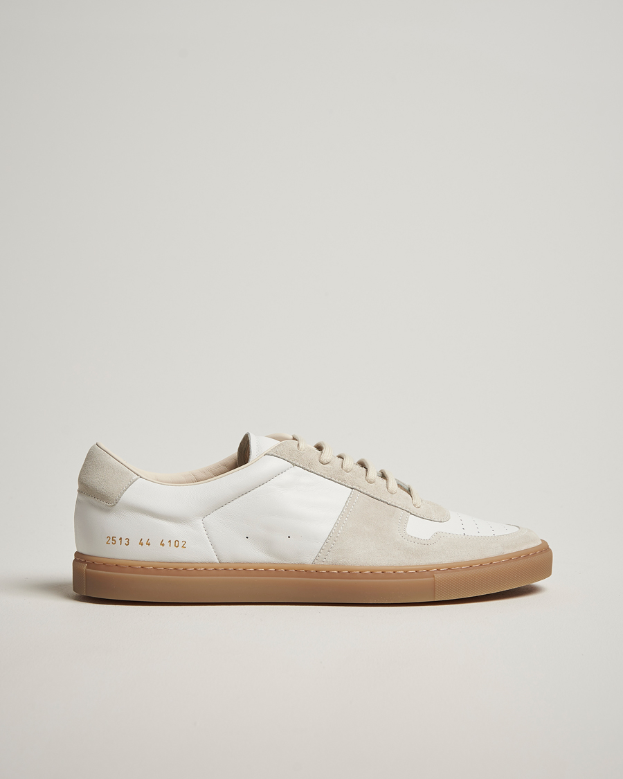 Common Projects BBall Slim Gum Sole Sneaker Off White