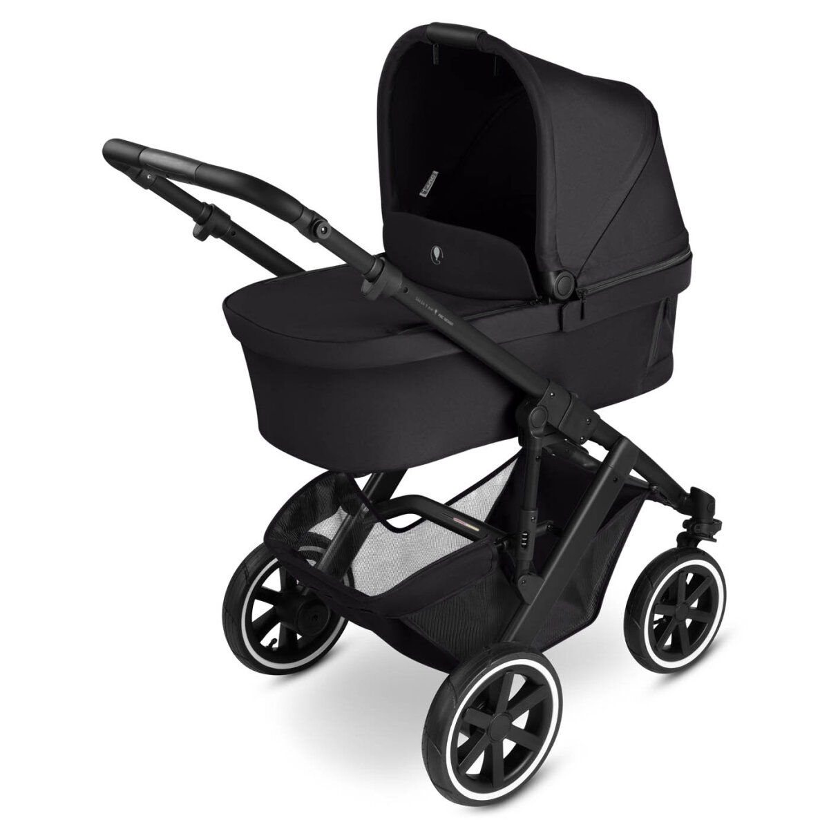ABC Design GmbH ABC Design Kombi-Kinderwagen Salsa 5 Air Set inkl. Adapter für Babyschale + Nuna Babyschale Pipa Next i-Size Caviar Kollektion 2024 mit Nuna Base Next