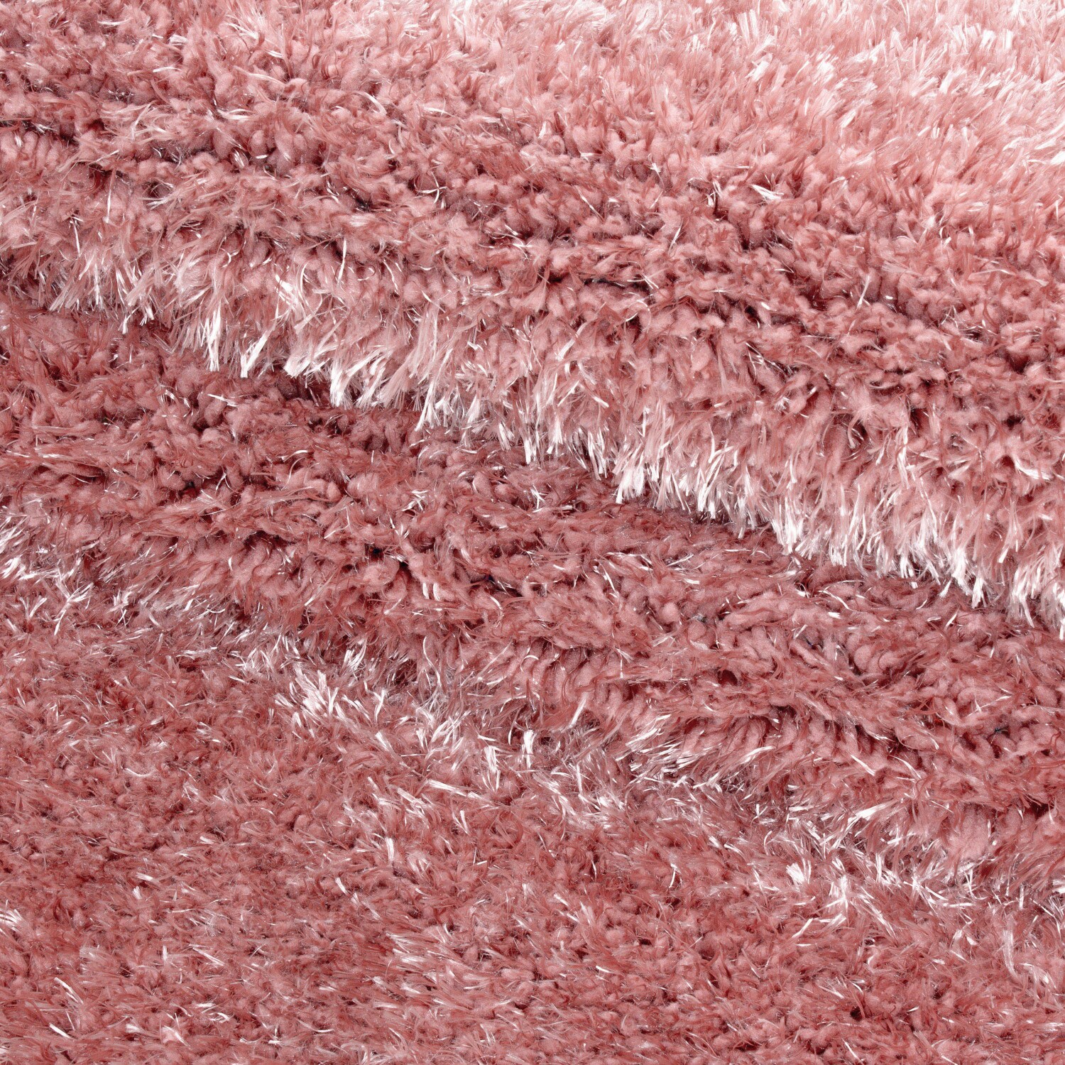 Einfarbig Hochflor Teppich, Flauschiger Langflor Shaggy Teppich, Rechteckig