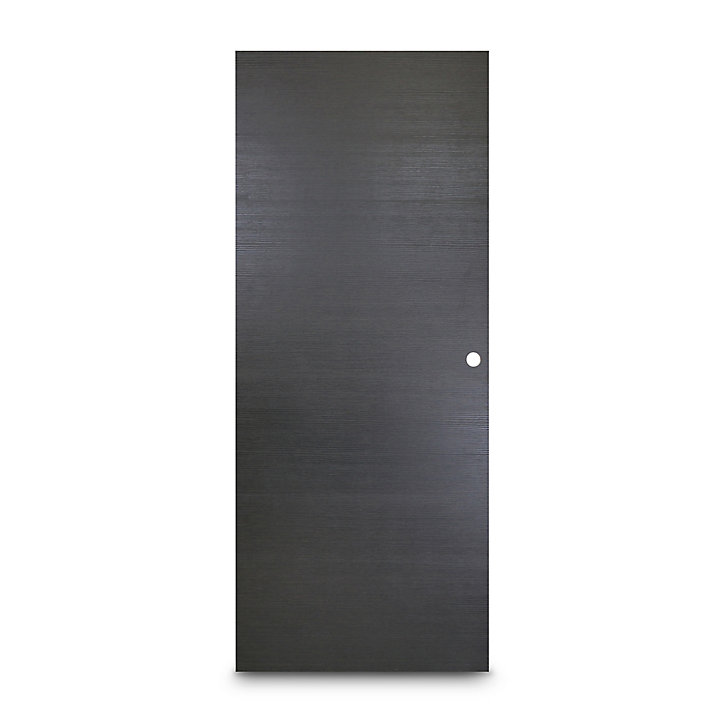 Porte coulissante Summa grise H.204 x l.93 cm