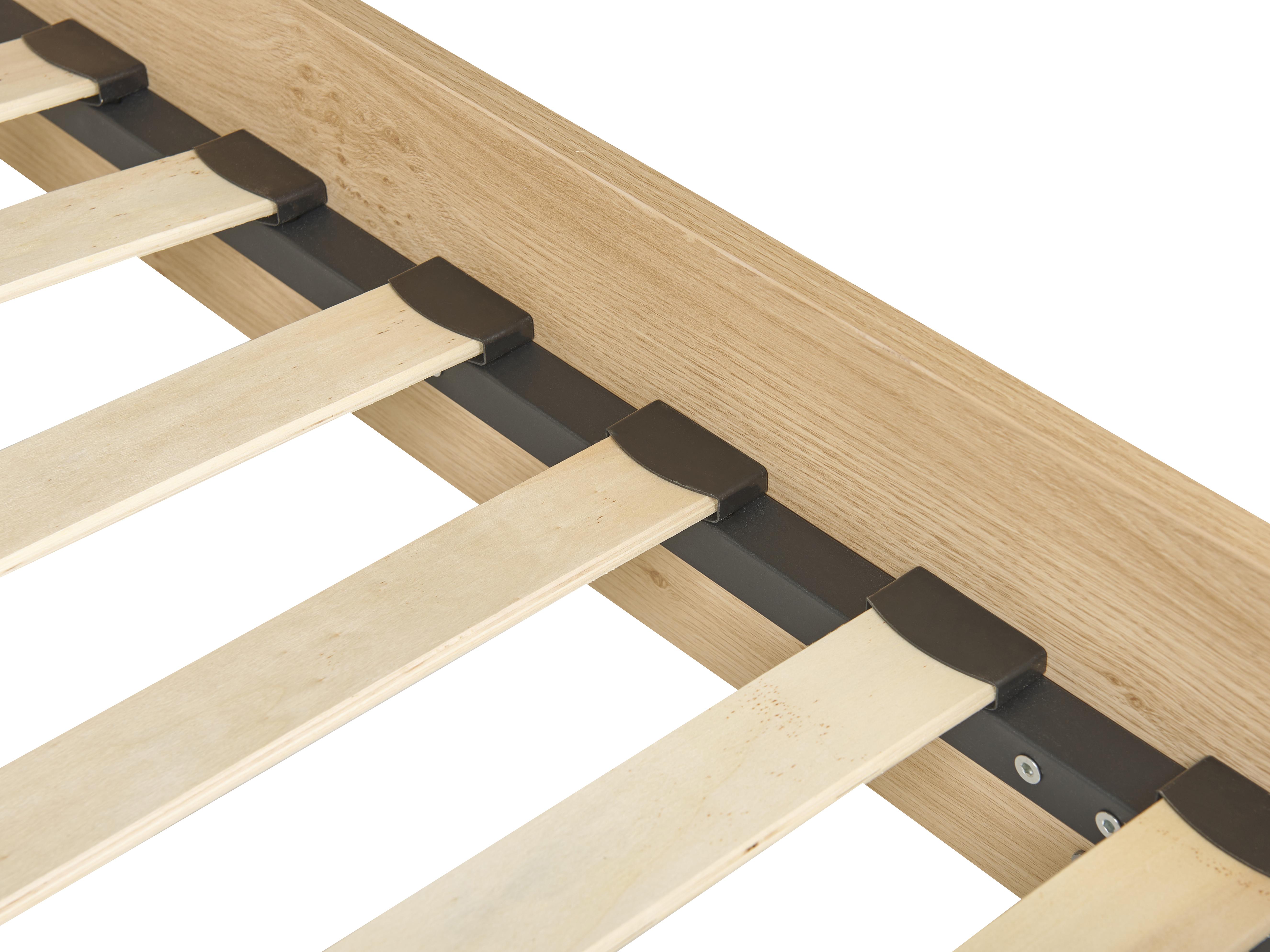 Bed Rotan MONPAZIER 180 x 200 cm Lichtbruin