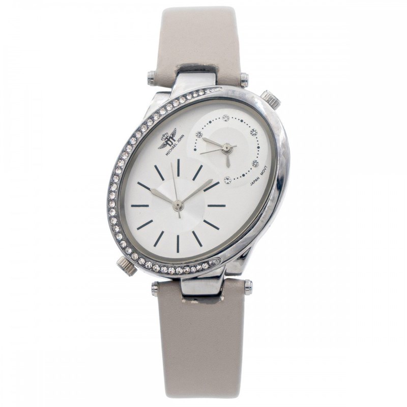 Montre Femme M. JOHN bracelet Cuir Gris
