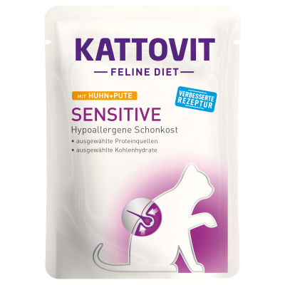 Kattovit Katzenfutter Sensitive Huhn & Pute 85g