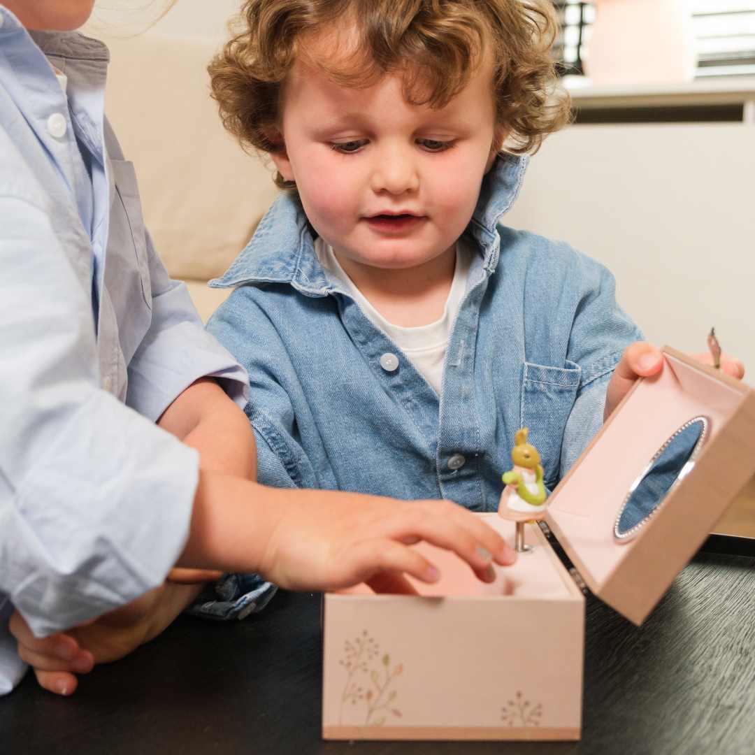 egmont toys sieradendoosje met muziek - konijn en lieveheersbeestje