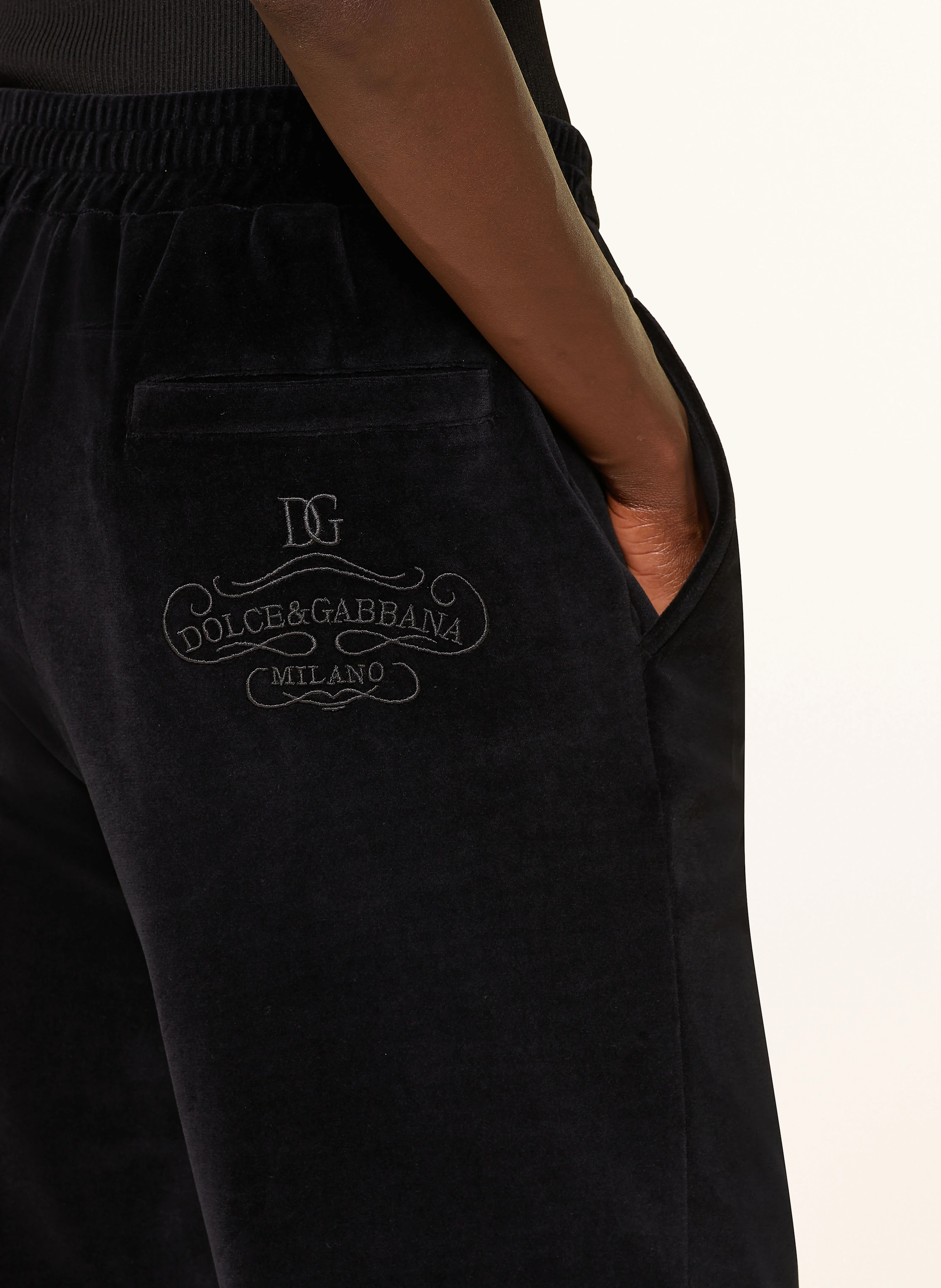 DOLCE & GABBANA Nickihose im Jogging-Stil