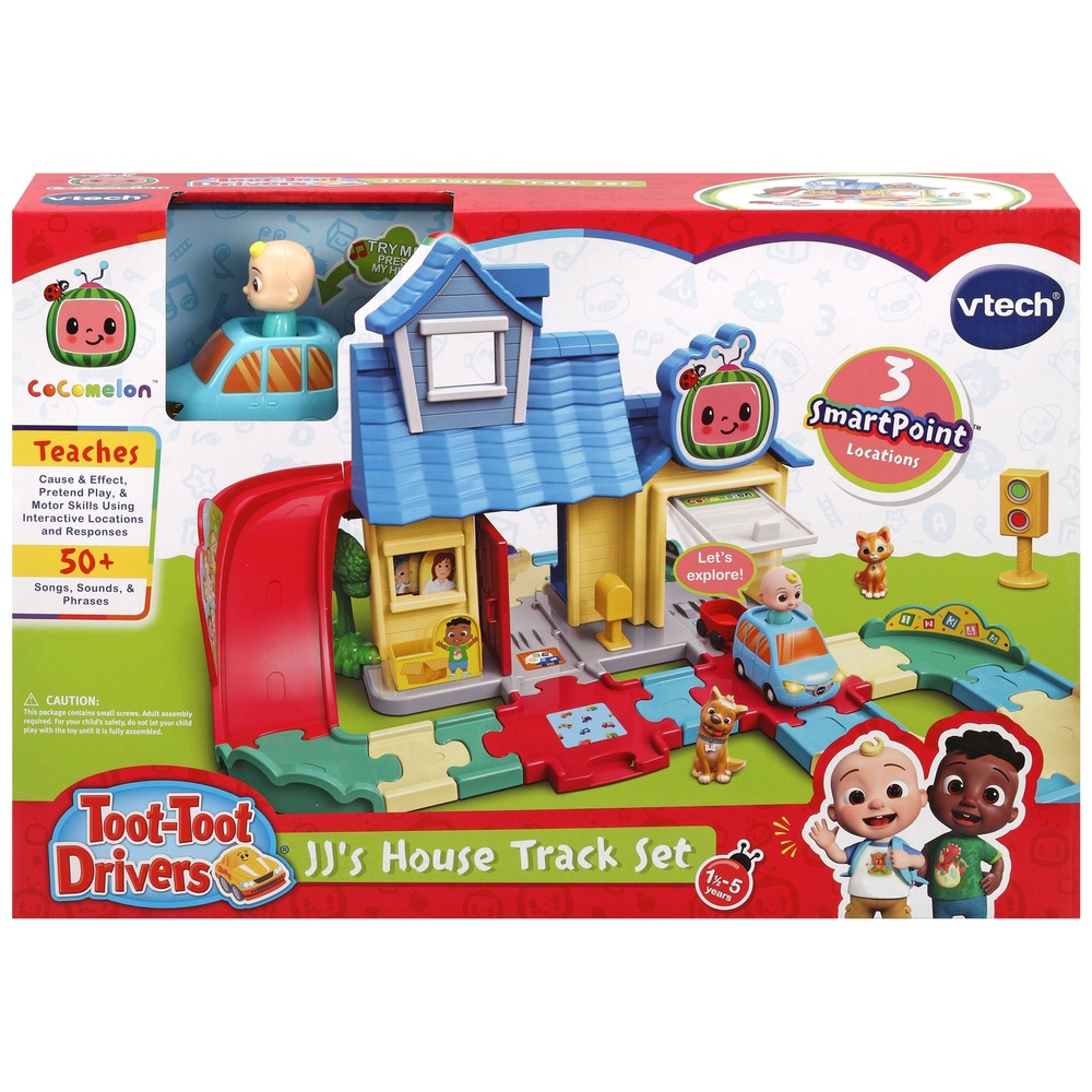 VTech Toot-Toot Drivers CoComelon JJ's House Track Set
