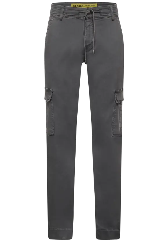 Regular Fit Joggpants - steel grey washed