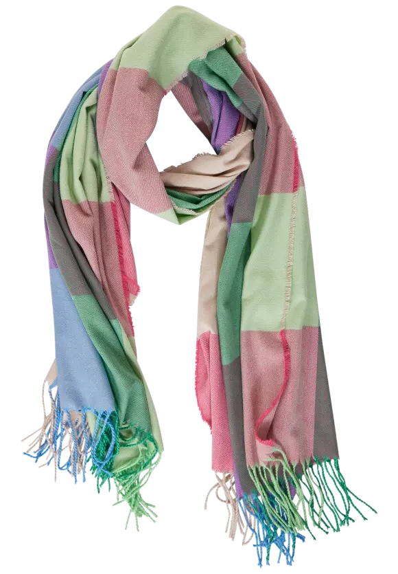 Softer Karoschal - multicolor