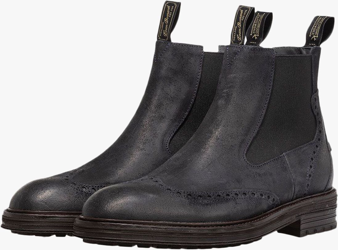 FLORIS VAN BOMMEL blauwe floris van bommel chelsea boots sfm-60045