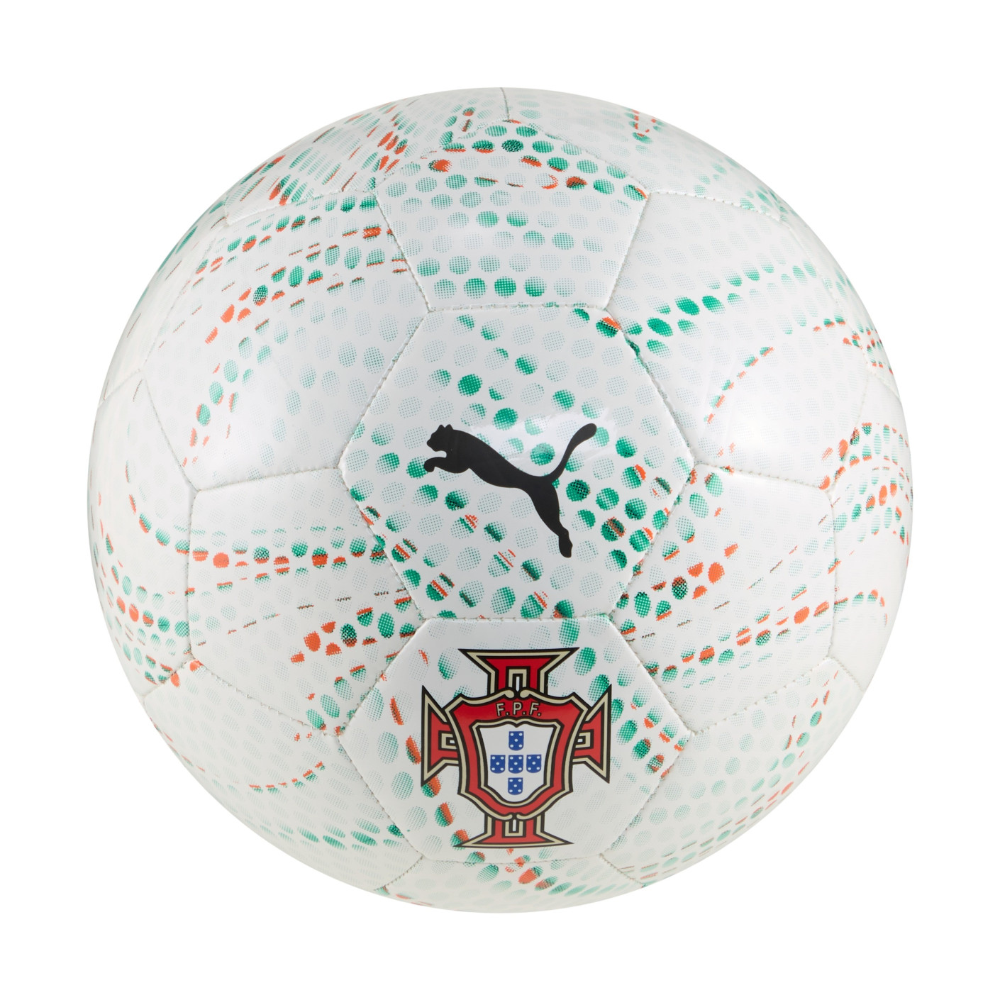 PUMA Portugal Fan Voetbal Maat 5 Wit Groen Rood
