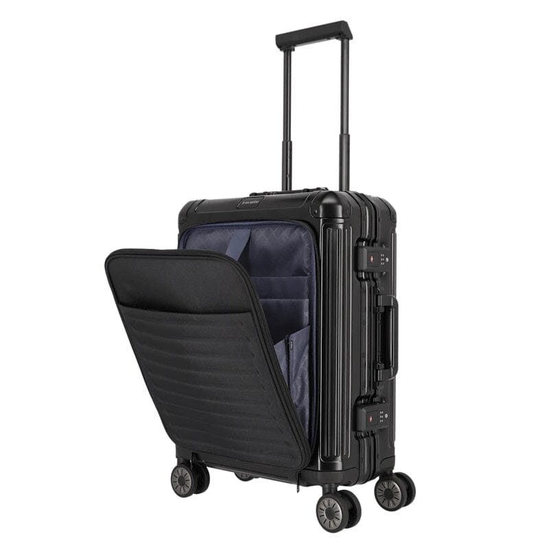 Travelite Next Trolley Frontpocket Aluminium Black