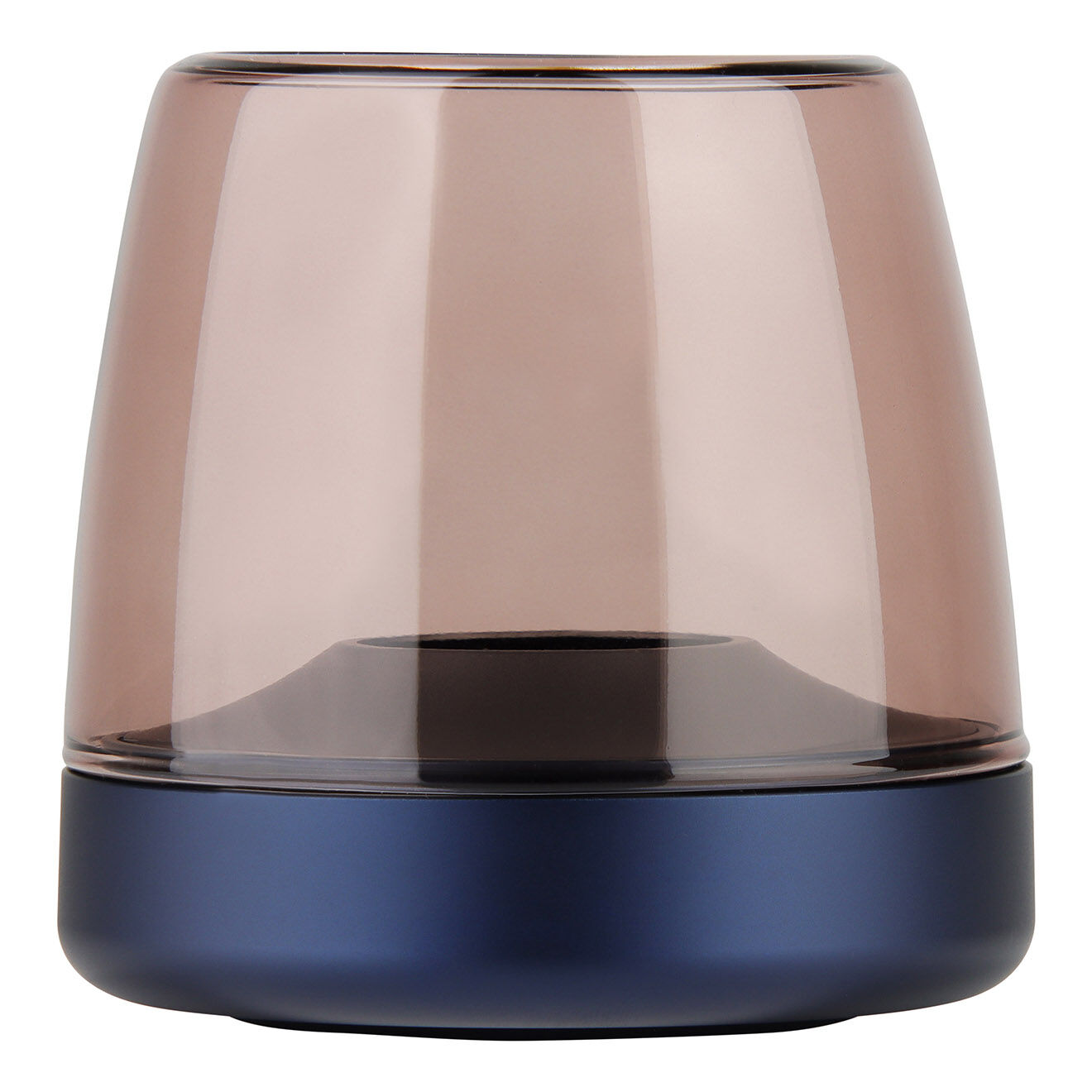 Kooduu Bougeoir Glow 10 bleu foncé - D.9.4x9.3 cm