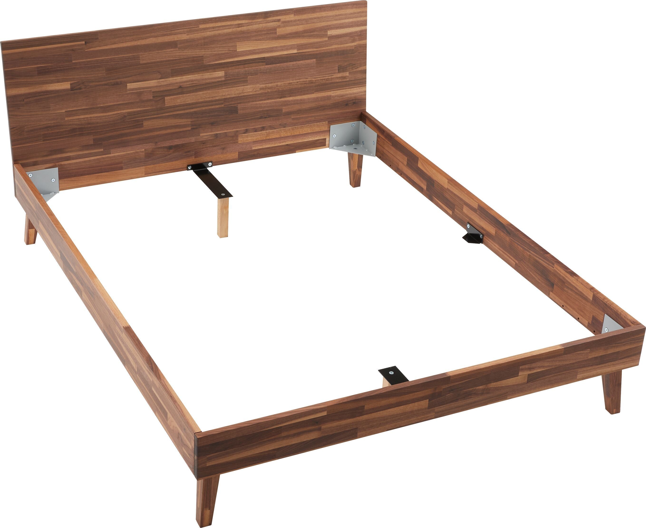 CARA Bett - Nussbaum / B: 160.0 cm x T: 200.0 cm