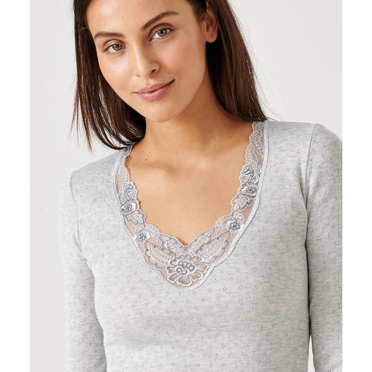 DAMART<br>Camiseta de manga comprida, Thermolactyl, classificação térmica 4