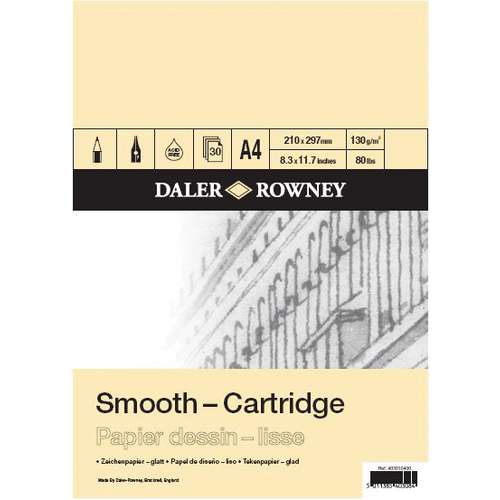 DALER-ROWNEY Zeichenblock Smooth-Cartridge