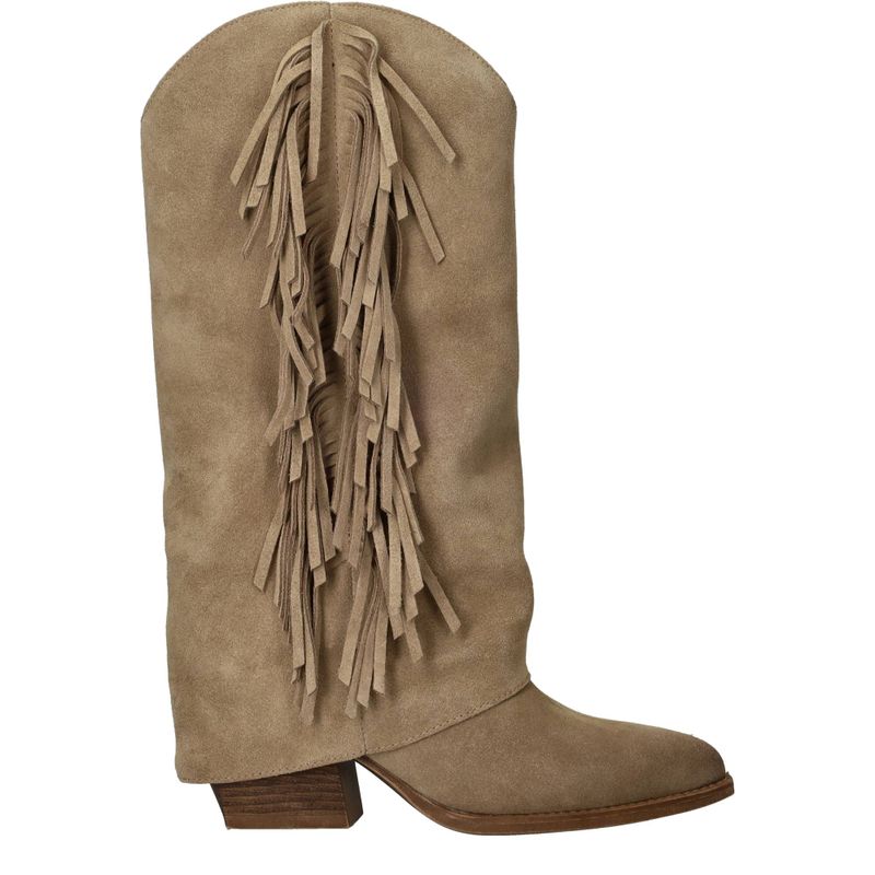 PS Poelman Laarzen Beige Dames