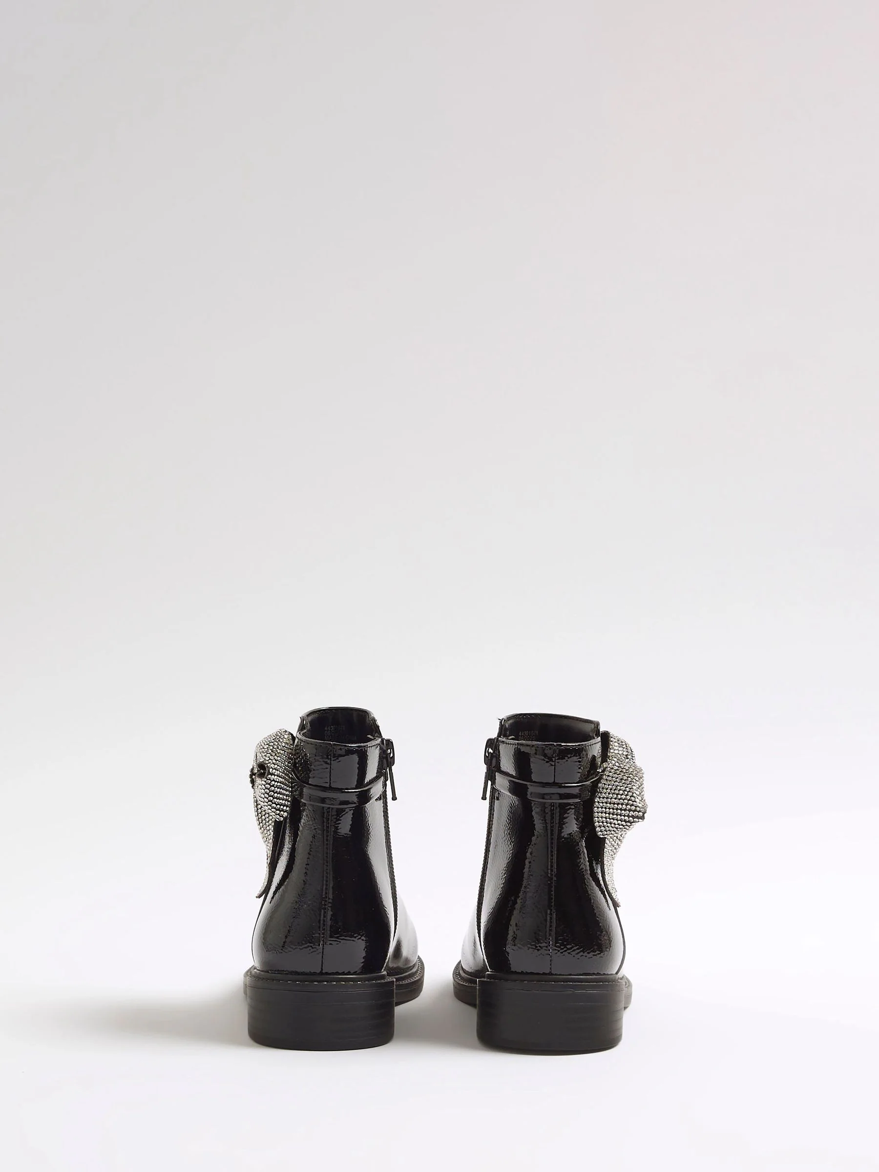 River Island Diamante Bow Boots